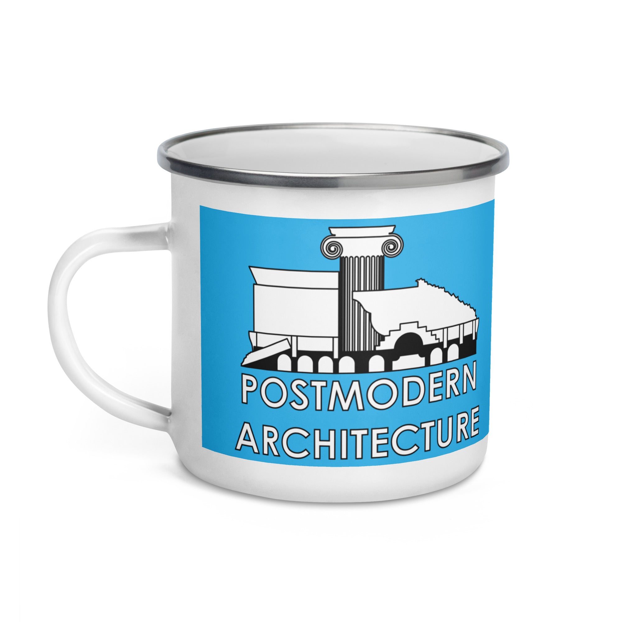 "Postmodern Architecture" Enamel Mug