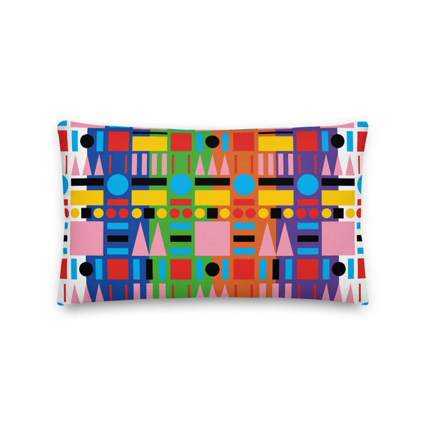 Adam Nathaniel Furman Heinous Hammersmith & City Cushion in Multicolour, London Underground Collection