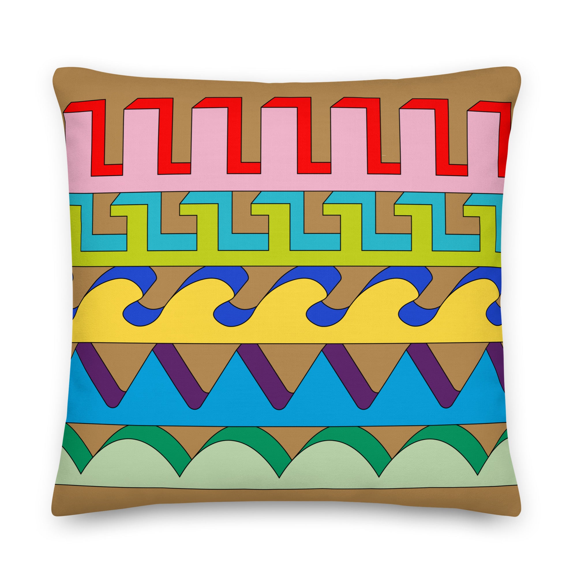 Entablature Ochre Cushions