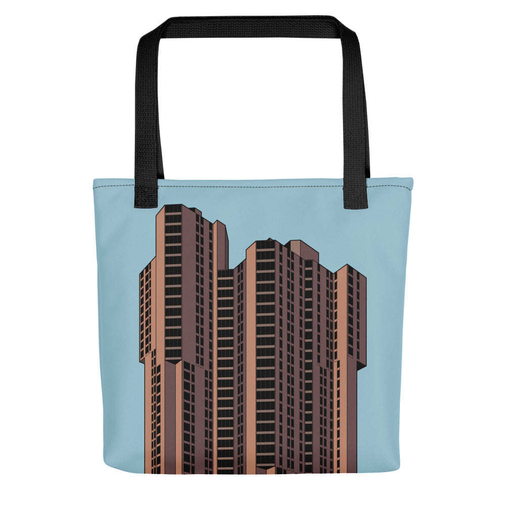 River Park Towers Tote Bags