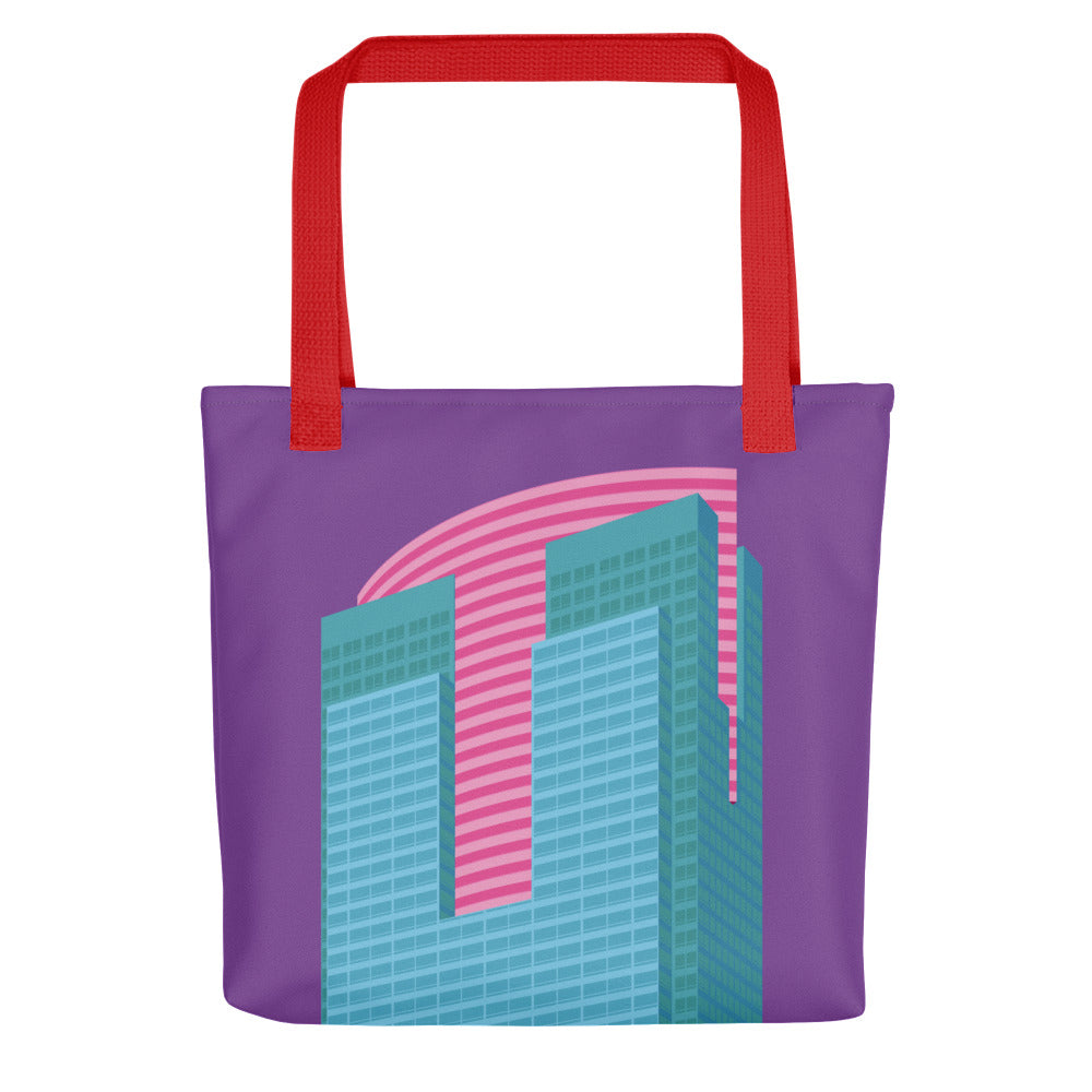 Gas Company Tower Tote Bags