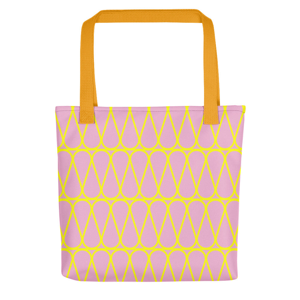 Pink & Yellow Insulation Fabric Bag