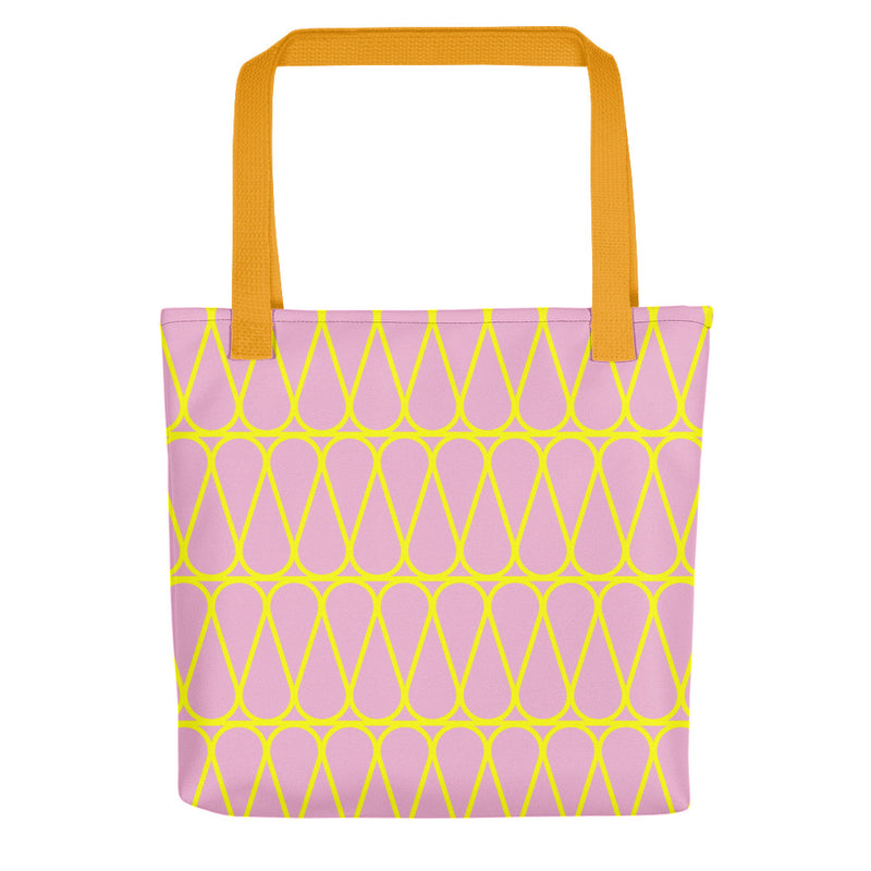 Pink & Yellow Insulation Fabric Bag