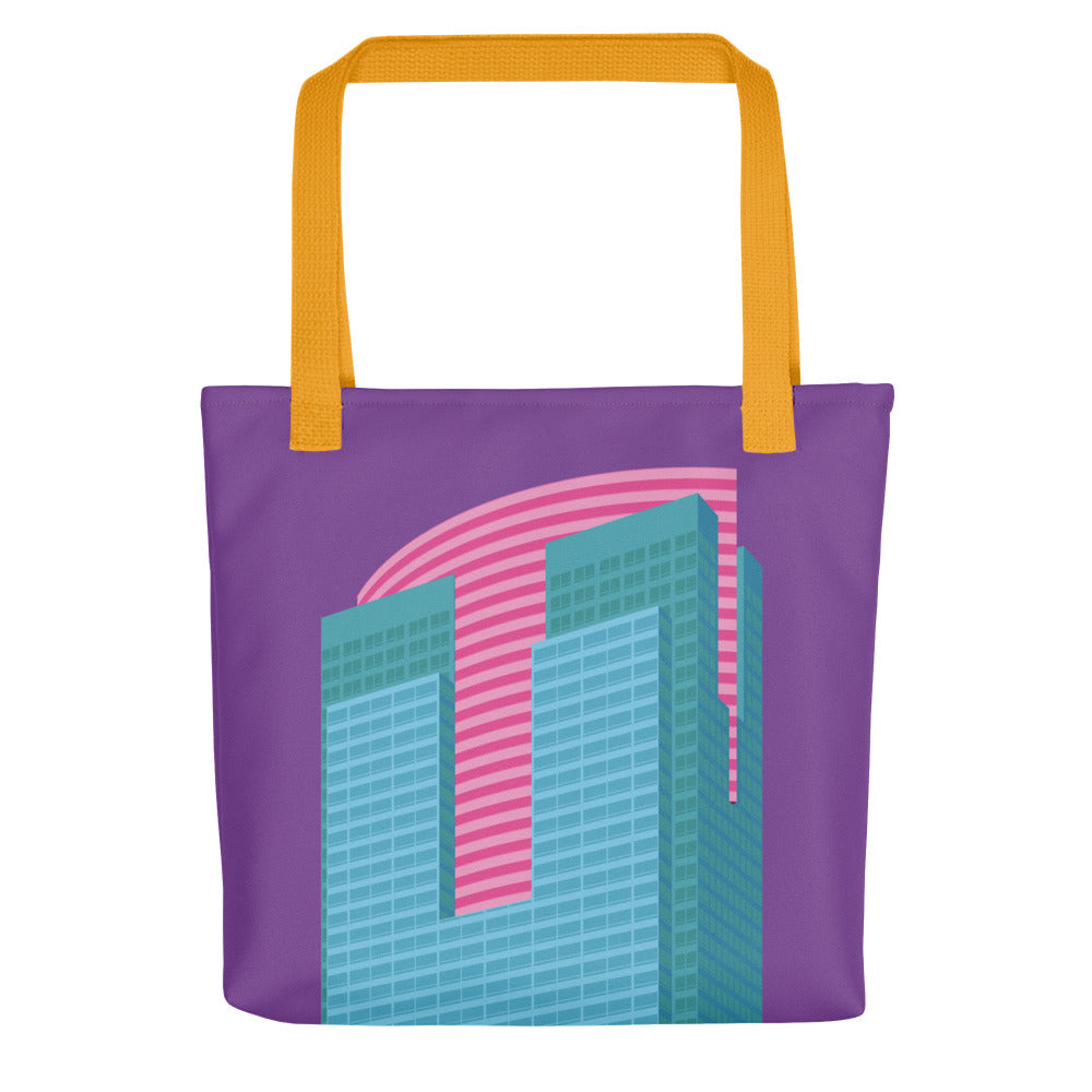 Gas Company Tower Tote Bags