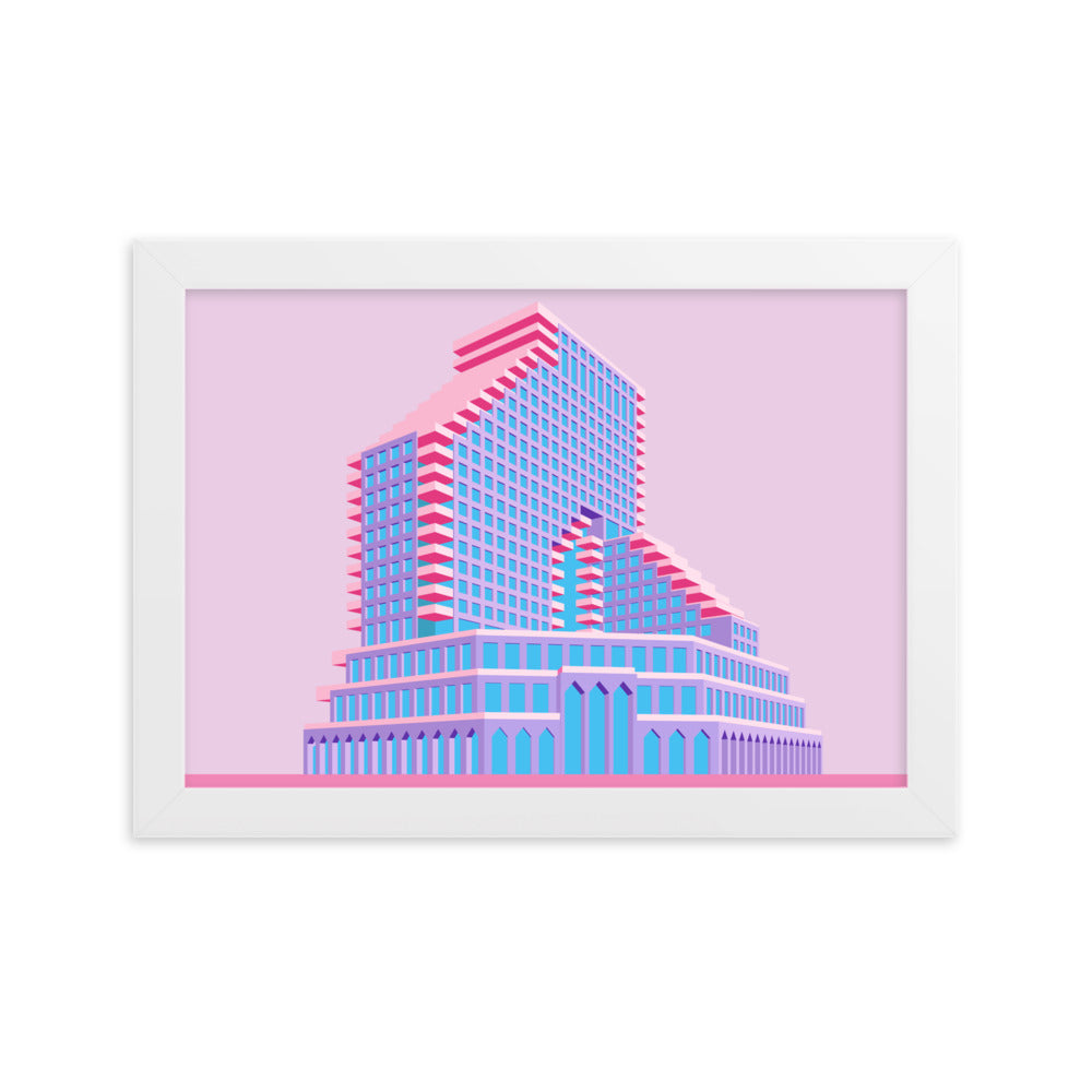 Opera Tower Framed Print