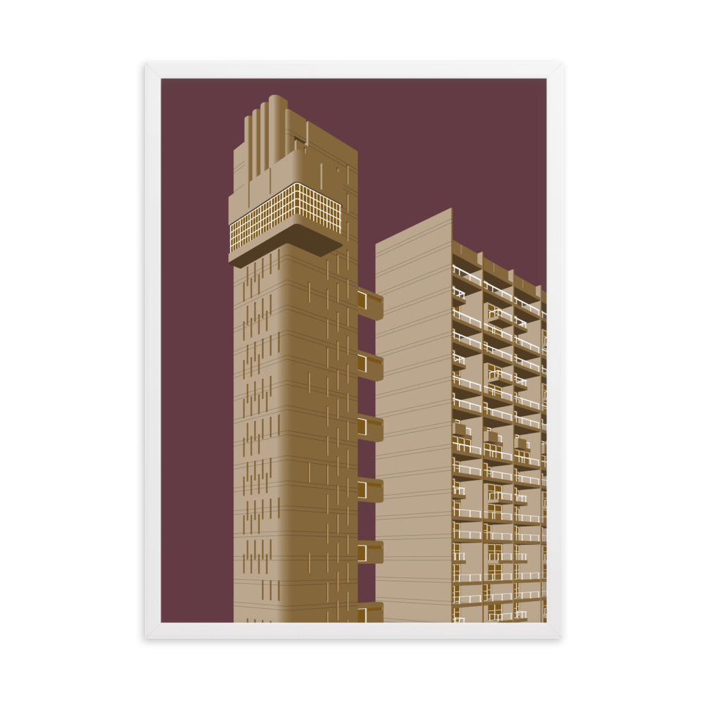 Trellick Tower Framed Print View 2
