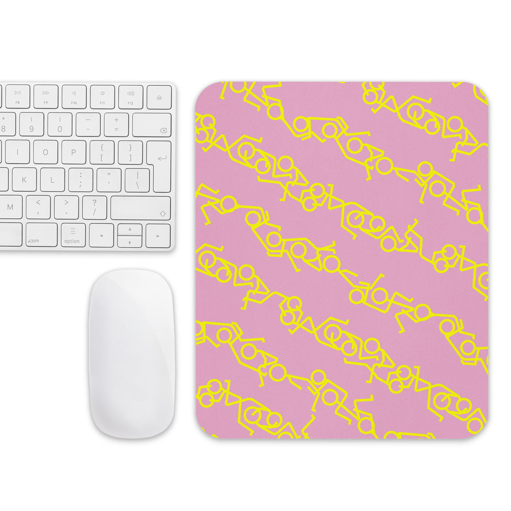 Rimsulation Pink & Yellow Mouse Pad