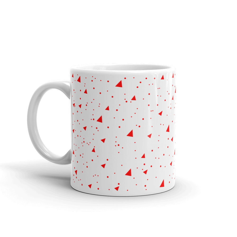 Concrete Red Hatch Mug