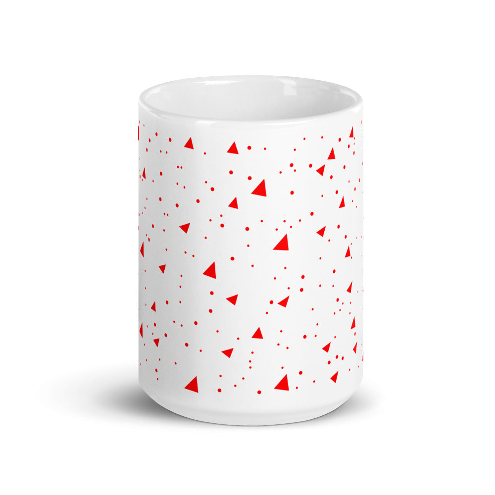 Concrete Red Hatch Mug