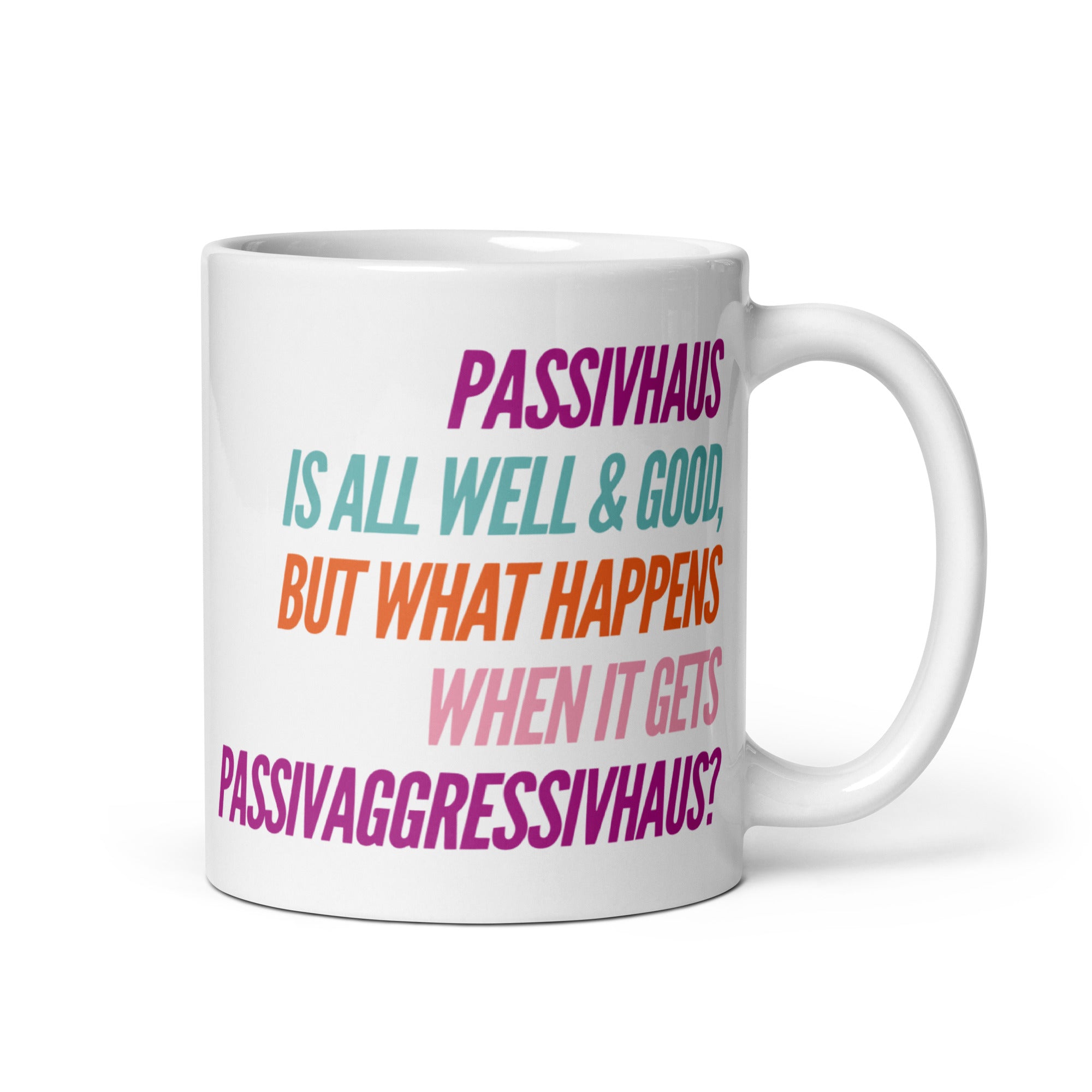 "Passivhaus is all Well and Good, but What Happens When it Gets Passivagrresivhaus?" Mug